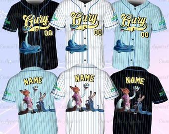 Disney Zootopia Gary De Snake Baseball Jersey, Disney Gary De Snake Jersey, Gary Snake Zootopia Team Shirt, Disneyland Family Outfit Shirt