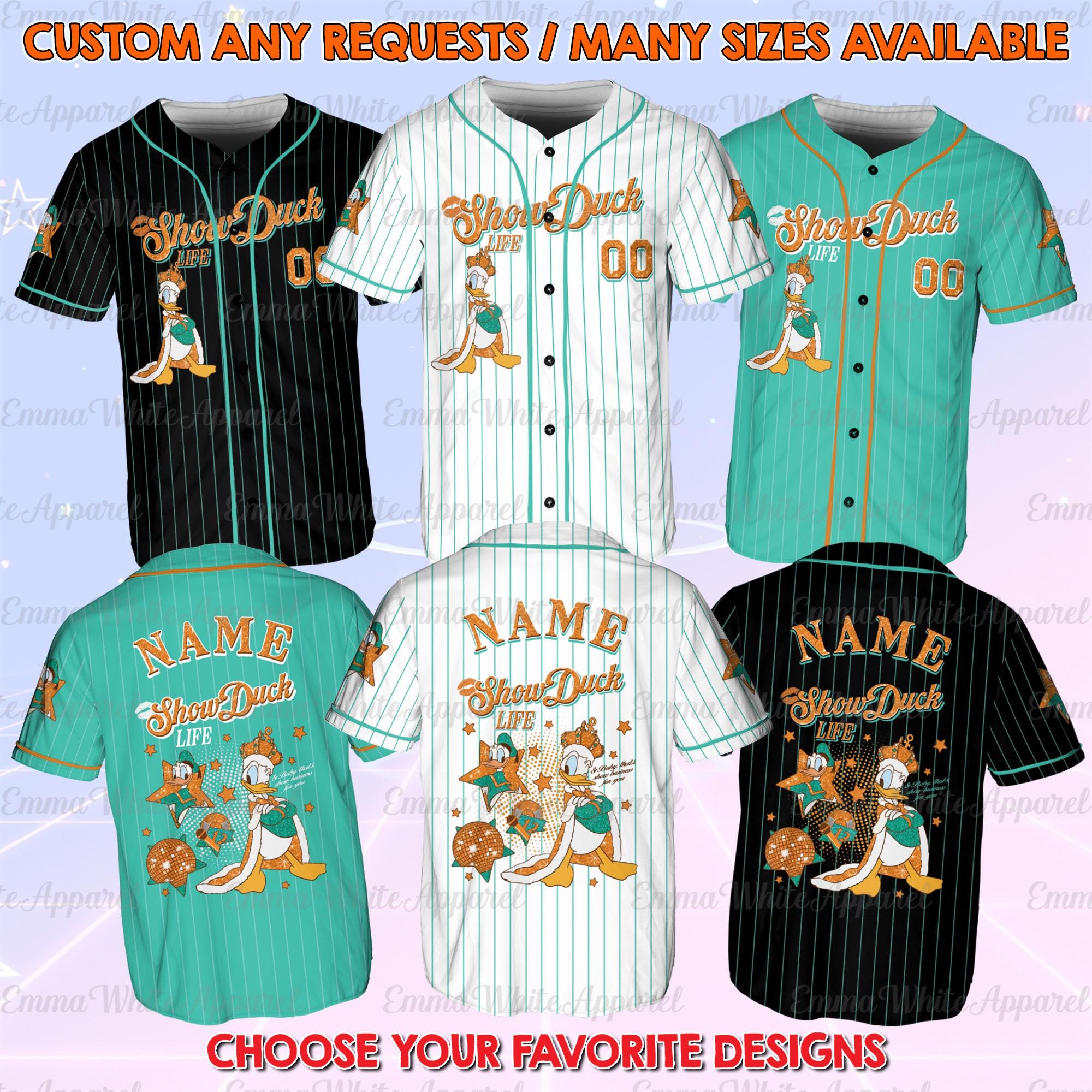 Discover Mickey and Friends Donald Show Duck Life Jersey, Disney Donald Show Shirt, Magic Kingdom Trip Shirt