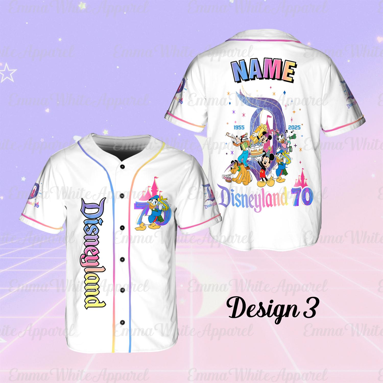 Mickey & Friends Disneyland 70th Anniversary Jersey, Mickey