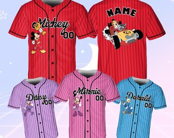 Mickey And Friends Roadster Racer Jersey, Disney Mickey Car Racing Jersey, Racing Party Mickey And Friend Jersey, Vintage Disney Racer Shirt