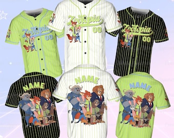Disney Zootopia 2 Jersey, Personalized Zootopia Inspired Clothing, Disney Zootopia 2025 Matching Birthday Gift, Disneyland Zootopia Jersey