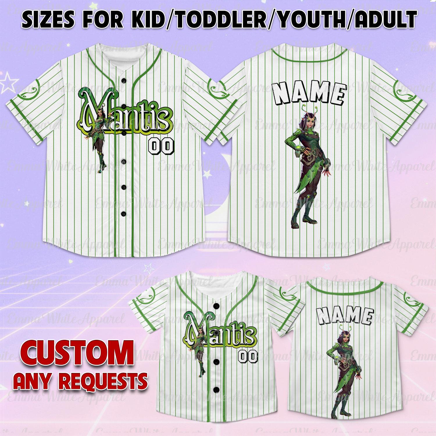 Marvel Rivals Mantis Baseball Jersey, Marvel Game Characters Shirt