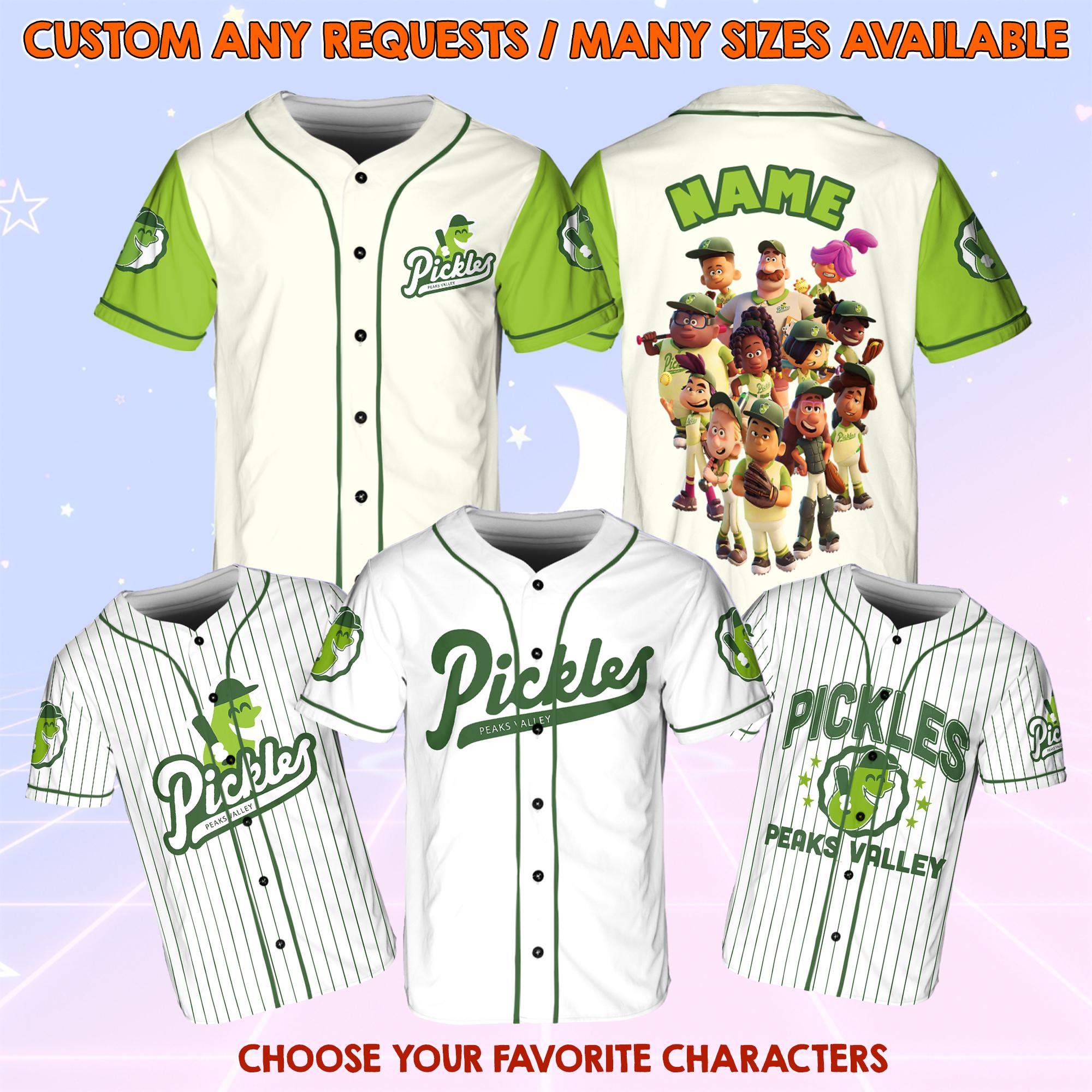 Disney Win or Lose Pickles Baseballjersey, the Pickles Game Day