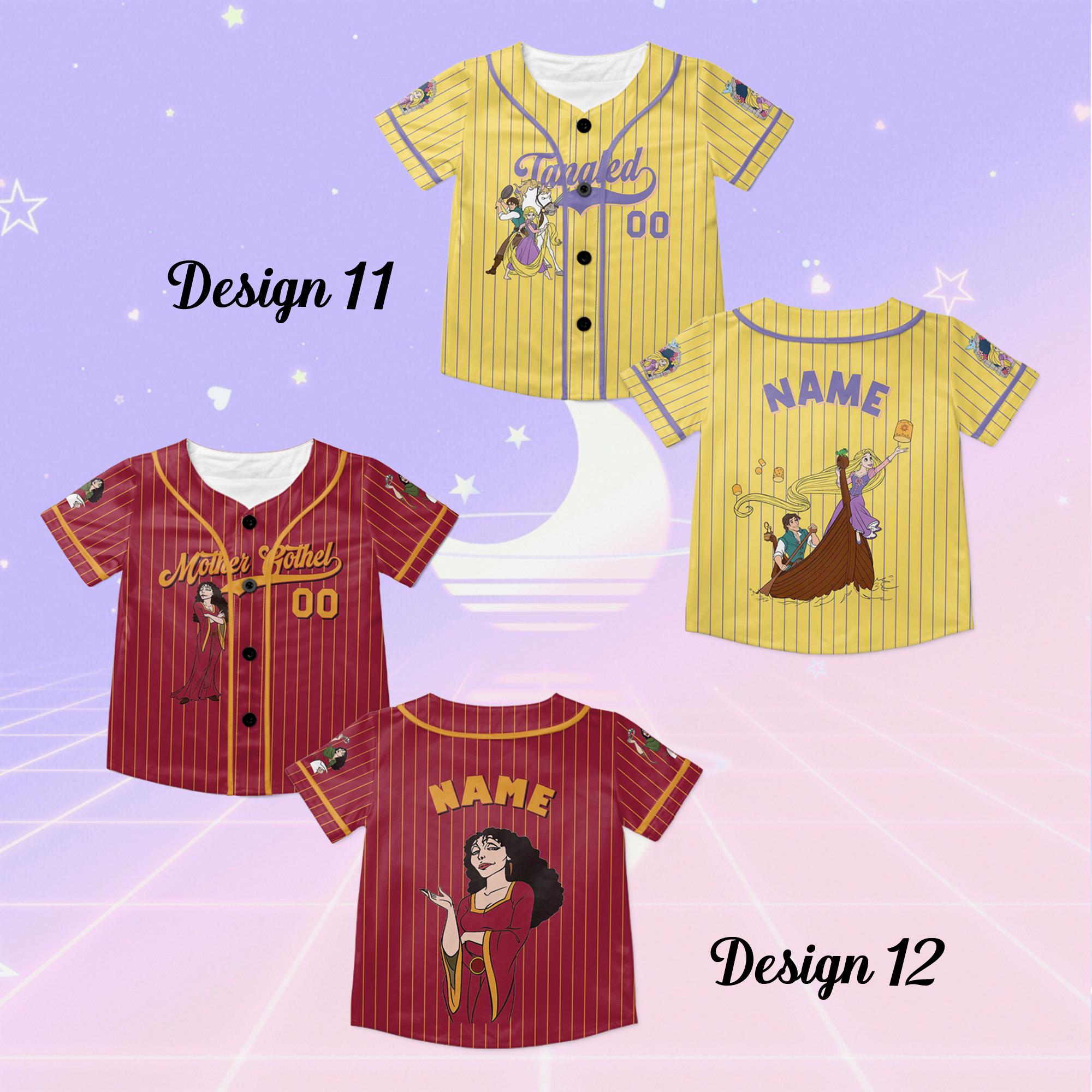Disney Tangled Baseball Jersey, Tangled Baseball Jersey Collection