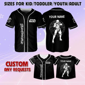 Star War Stormtrooper Baseball Jersey, Disney Stormtrooper Characters Jersey, Star War Disney Baseball Jersey, Disney Spirit Jersey, NVA038