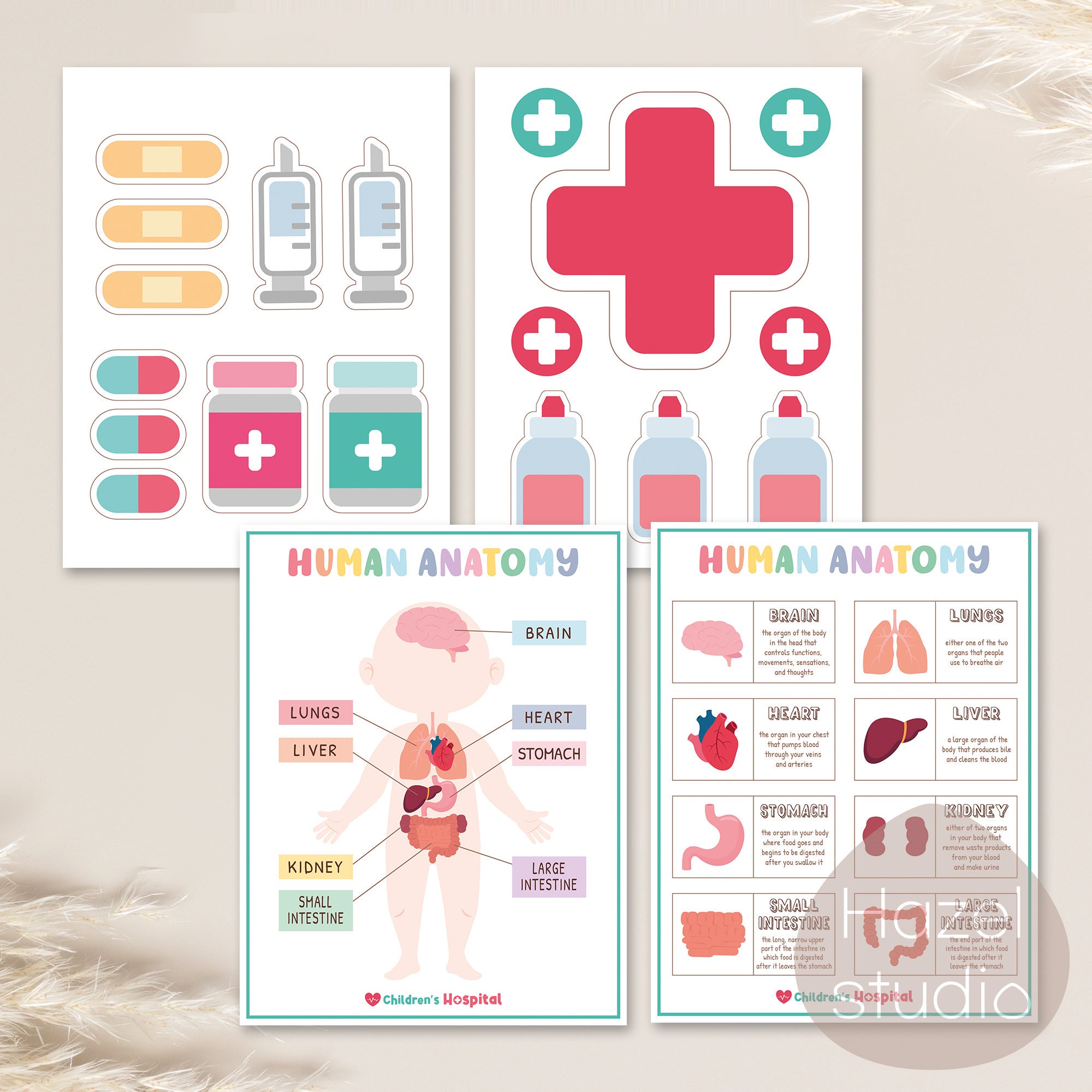 Pretend Play Doctor Set Hospital Pretend Play Doctor's - Etsy