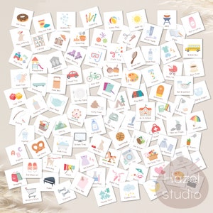 Cartes et tableau des routines quotidiennes, liste de contrôle des routines pour tout-petits, cartes de rythme quotidien, programme visuel, carte de routine imprimable, téléchargement numérique image 6