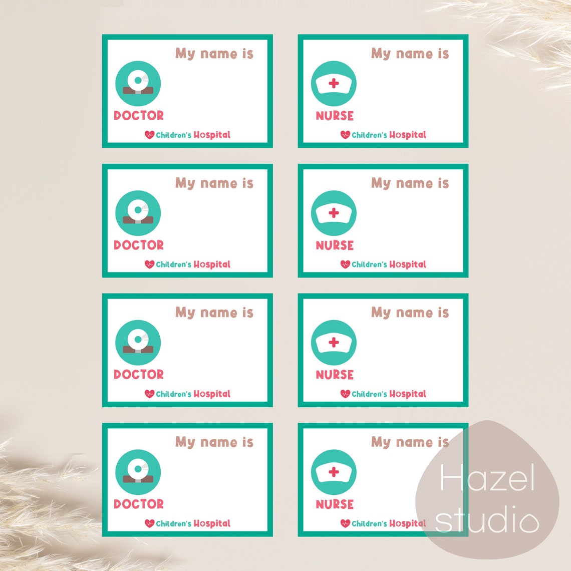 Pretend Play Doctor Set Hospital Pretend Play Doctor's Etsy