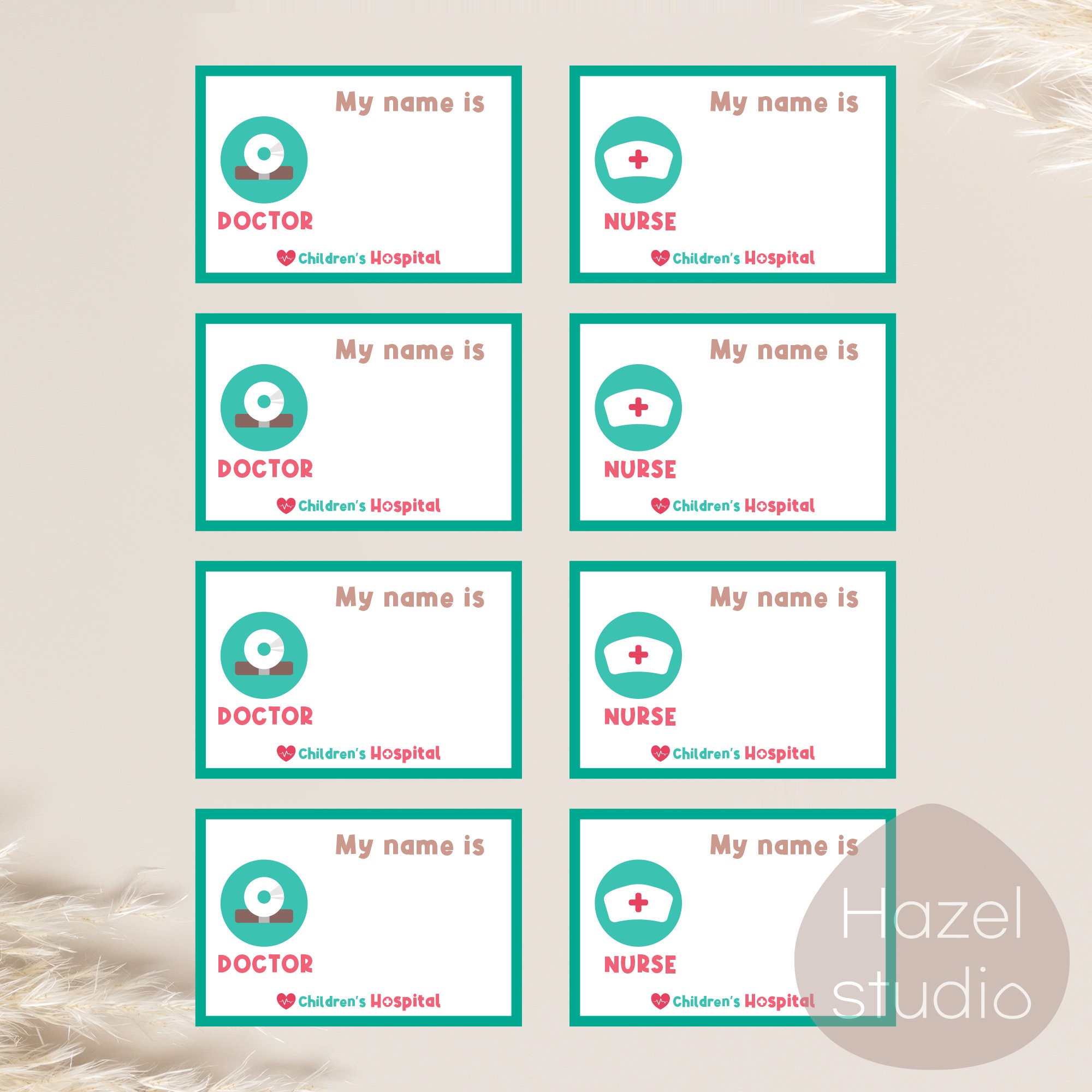 Pretend Play Doctor Set Hospital Pretend Play Doctor's Etsy