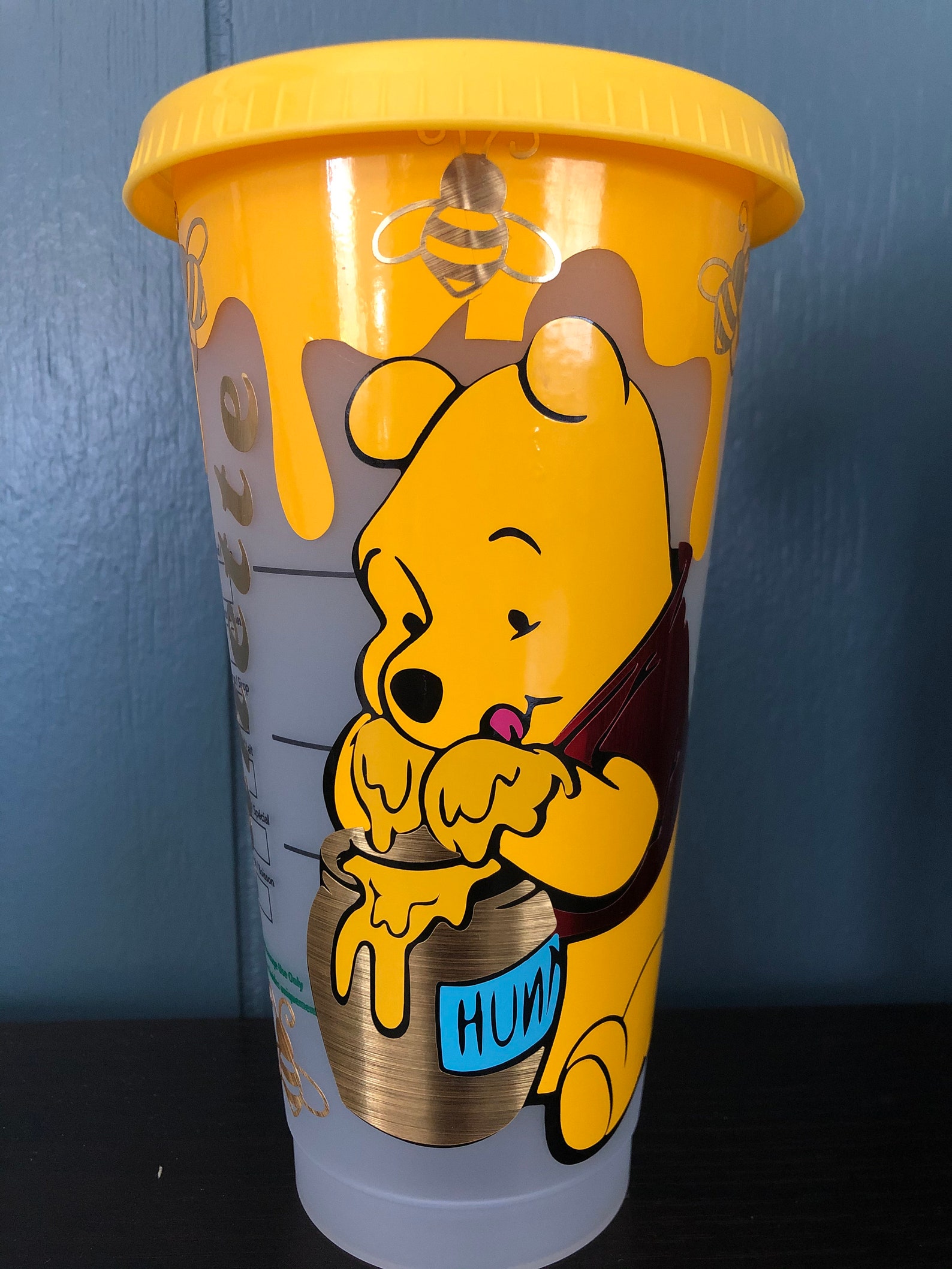 Winnie The Pooh Starbucks Cup Etsy