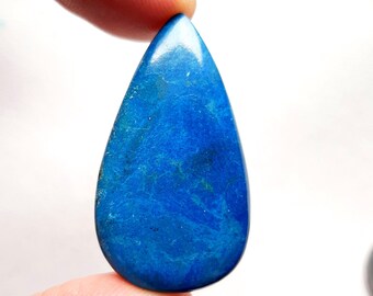 AZURITE Cabochon Loose Gemstone For Jewelry Making  | Size: 43X24X4 | AAA+ Natural Azurite For Handmade Jewelry - 16612