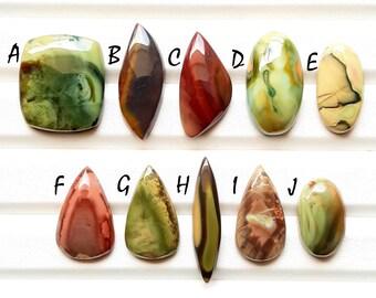 New Mexican Imperial Jasper Cabochon Loose Gemstone For Jewelry Making, AAA+ Natural Imperial Jasper Gemstone For Wire Wrap - 24974-24983