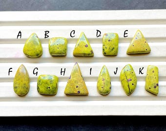 NEW Atlantisite Cabochon Loose Gemstone For Jewelry Making, AAA+ Natural Atlantisite Gemstone Cabochon For Wire Wrap - 33918-33928