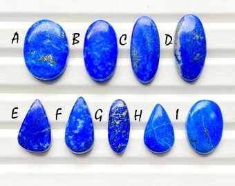 Lapis Lazuli Cabochon Loose Gemstone For Jewelry Making, Natural Beautiful Lapis Lazuli Gemstone For Handmade Jewelry - 26708-26716