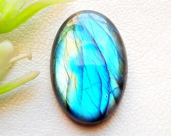 Multi Blue Labradorite Cabochon Loose Gemstone For Jewelry Making, AAA+ Natural Multi Blue Labradorite Gemstone For Wire Wrap - 22182-22185