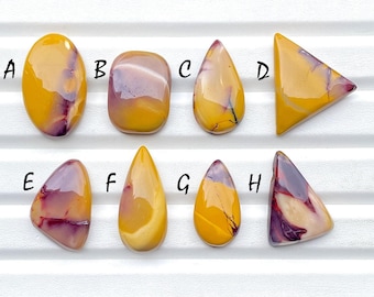 Beautiful Mookaite Jasper Cabochon Loose Gemstone For Jewelry Making, Natural Mookaite Jasper Gemstone For Wire Wrap - 26510-26517