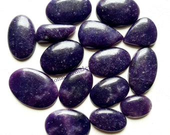 Natural Lepidolite Cabochon, Lepidolite Wholesale Lot Cabochon By Weight With Different Shapes and Size Cabochon Used For Jewelry Making