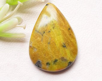 GREEN OPAL Cabochon Loose Gemstone For Jewelry Making, AAA+ Natural Green Opal For Handmade Jewelry And Wire Wrapping - 25653-25656