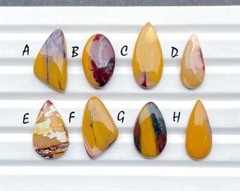 Beautiful Mookaite Jasper Cabochon Loose Gemstone For Jewelry Making, Natural Mookaite Jasper Gemstone For Wire Wrap - 26502-26509
