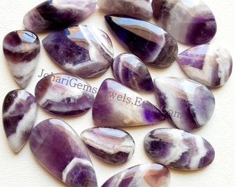AMETHYST LACE Cabochon Wholesale Lot By Weight With Different Shapes And Sizes Used For Jewelry Making