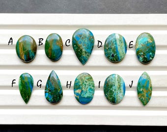NEW Chilean Opal Cabochon Loose Gemstone For Jewelry Making, AAA+ Natural Chilean Opal Gemstone Cabochon For Handmade Jewelry - 29278-29287