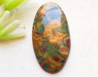 Fruit Jasper Cabochon Loose Gemstone, AAA+ Natural Fruit Jasper Moonstone Gemstone Cabochon For Handmade Jewelry & Wire wrap - 22302-22305