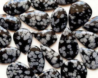 Snowflake Gemstone Cabochon Wholesale Lot By Weight With Different Shapes And Sizes Used For Jewelry Making