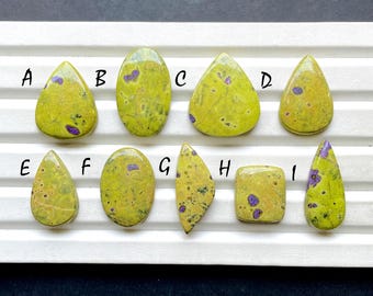 Atlantisite Cabochon Loose Gemstone For Jewelry Making, AAA+ Natural Atlantisite Gemstone Cabochon For Wire Wrap - 29452-29460