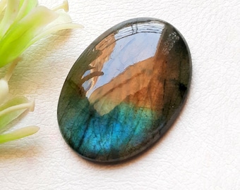 Multi Blue Labradorite Cabochon Loose Gemstone For Jewelry Making, AAA+ Natural Multi Blue Labradorite Gemstone For Wire Wrap - 23546-23549