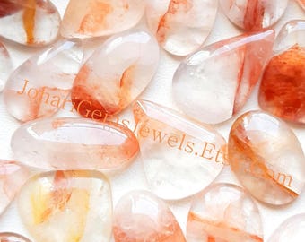 New Cherry Quartz Cabochon Loose Gemstone Wholesale Lot By Weight With Different Shapes And Sizes Used For Jewelry Making