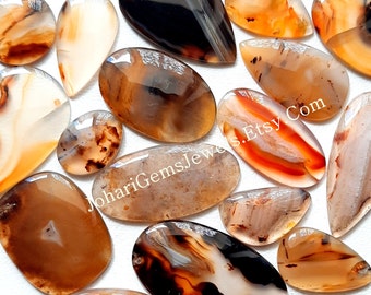 Montana Agate Wholesale Lot Cabochon By Weight With Different Shapes And Sizes Used For Jewelry Making