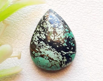 Natural Tibetan Turquoise Cabochon Loose Gemstone For Jewelry Making, AAA+ Tibetan Turquoise For Handmade Jewelry And Wirewrap - 22246-22249
