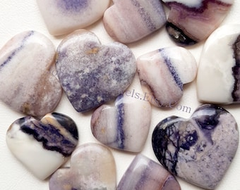 TIFFANY Heart Shape Cabochon, Wholesale Lot TIFFANY Heart Cabochon By Weight With Different Sizes For Jewelry Making