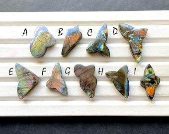 New Finland SPECTROLITE LABRADORITE Fancy Shape Cabochon Loose Gemstone, AAA+ Natural Spectrolite Labradorite For Wire Wrap - 32840-32848