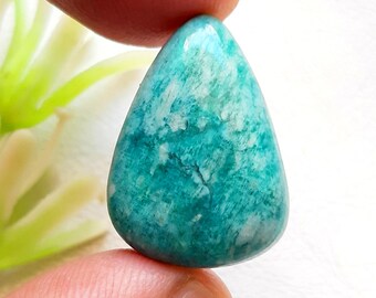 Amazonite Cabochon Loose Gemstone For Jewelry Making, AAA+ Natural Amazonite Gemstone For Wire Wrap And Handmade Jewelry - 22338-22341