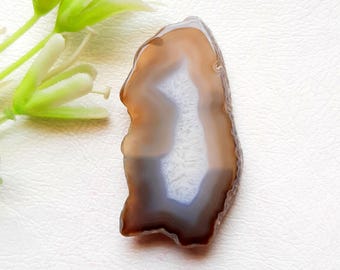 Brown Window Druzy Cabochon Loose Gemstone, AAA+ Brown Window Druzy Gemstone For Jewelry Making, Pendant, Gemstone - 24535-24538