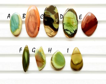 New Mexican Imperial Jasper Cabochon Loose Gemstone For Jewelry Making, AAA+ Natural Imperial Jasper Gemstone For Wire Wrap - 24957-24965