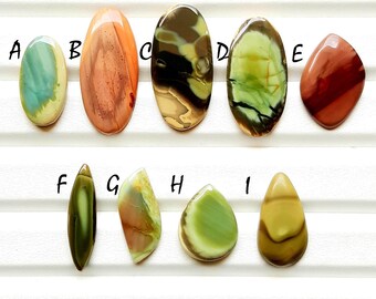 New Mexican Imperial Jasper Cabochon Loose Gemstone For Jewelry Making, AAA+ Natural Imperial Jasper Gemstone For Wire Wrap - 24957-24965