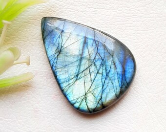 Multi Blue Labradorite Cabochon Loose Gemstone For Jewelry Making, AAA+ Natural Multi Blue Labradorite Gemstone For Wire Wrap - 23246-23249