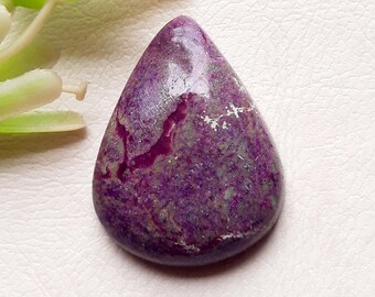 New STICHTITE PURPURITE Cabochon Loose Gemstone For Jewelry Making, AAA+ Natural Stichtite Purpurite Cabochon For Wire Wrap - 25273-25276