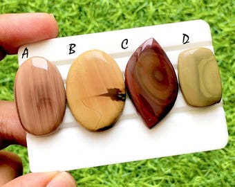 New Mexican Imperial Jasper Cabochon Loose Gemstone For Jewelry Making, AAA+ Natural Imperial Jasper Gemstone For Wire Wrap - 36805-36808