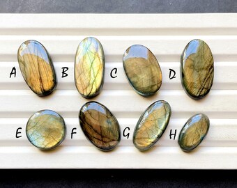 NEW Copper Labradorite Cabochon Loose Gemstone, AAA+ Natural Copper Labradorite Cabochon For Handmade Jewelry and Wire Wrap- 29893-29900