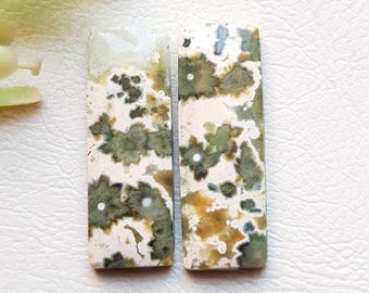 Ocean Jasper Pair  Cabochon Loose Gemstone, AAA+ Natural Ocean Jasper Pair Gemstone For Handmade Jewelry and Wirewrap - 20377-20380