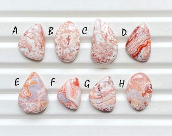 ROSETTA JASPER Cabochon Loose Gemstone For Jewelry Making, AAA+ Natural Rosetta Jasper Gemstone Cabochon For Wire Wrap - 26183-26190