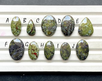 Dragon Jasper Cabochon Loose Gemstone For Jewelry Making, AAA+ Natural Dragon Jasper For Handmade Jewelry And Wire Wrap -31394-31403