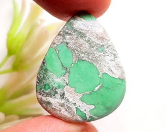 Variscite Cabochon Loose Gemstone For Jewelry Making, AAA+ Natural Variscite For Handmade Jewelry And Wire Wrap - 23772-23775
