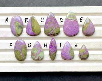 NEW Stichtite With Purpurite Cabochon Loose Gemstone For Jewelry Making, AAA+ Natural Stichtite With Purpurite For Wire Wrap - 32191-32200