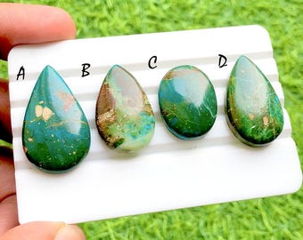 Natural Chilean Opal Cabochon Loose Gemstone For Jewelry Making, AAA+ Chilean Opal Gemstone Cabochon For Handmade Jewelry - 35100-35103