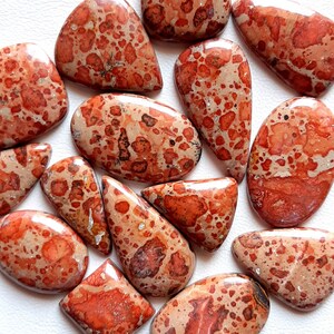 Natural Asteroid Jasper Cabochon Wholesale Lot By Weight With Different Shapes and Size Cabochon Used For Jewelry Making