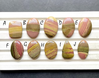 Australian Imperial Jasper Cabochon Loose Gemstone For Jewelry Making, AAA+ Australian Imperial Jasper Gemstone For Wire Wrap - 32159-32168